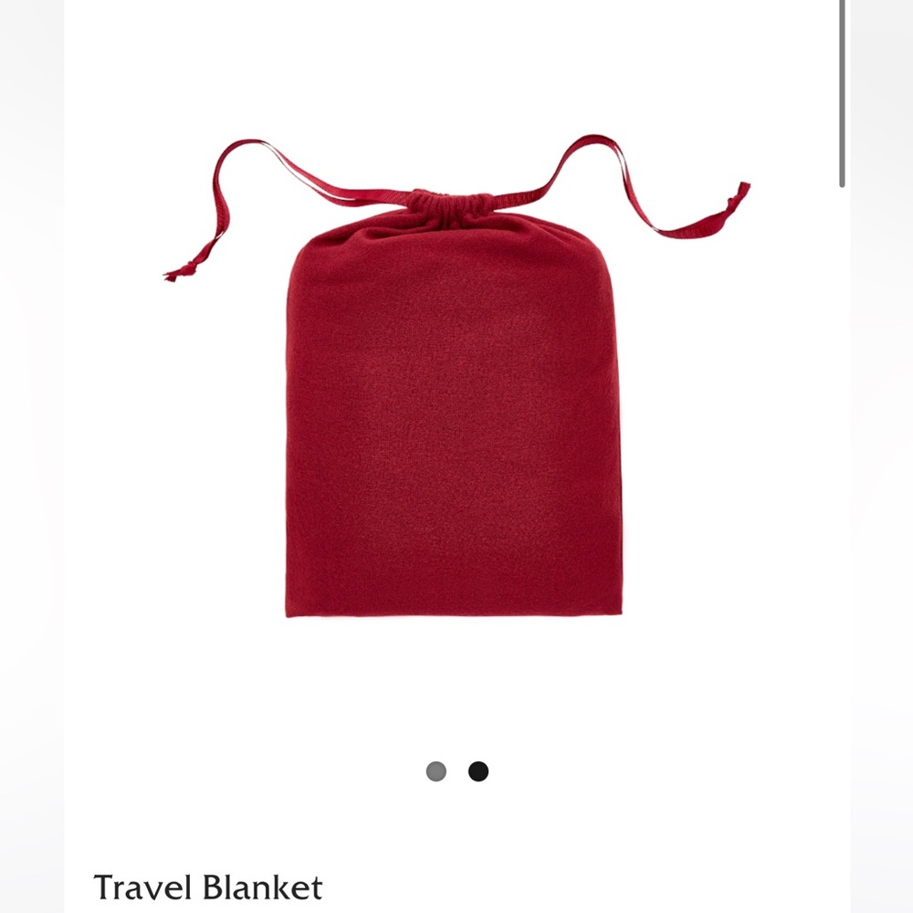 Brand new maroon short stories travel blanket.